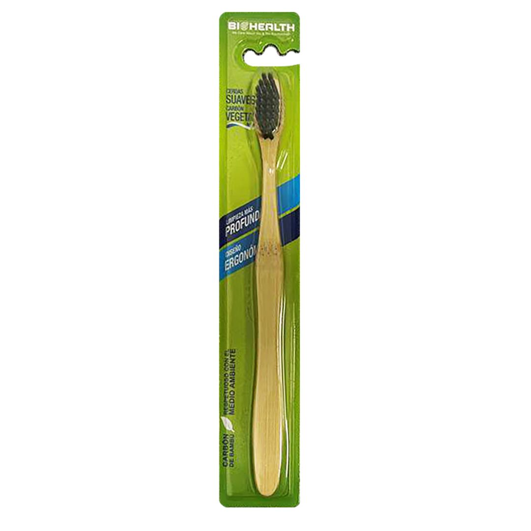 Cepillo de Bamboo con Cerdas de Carbón BioHealth