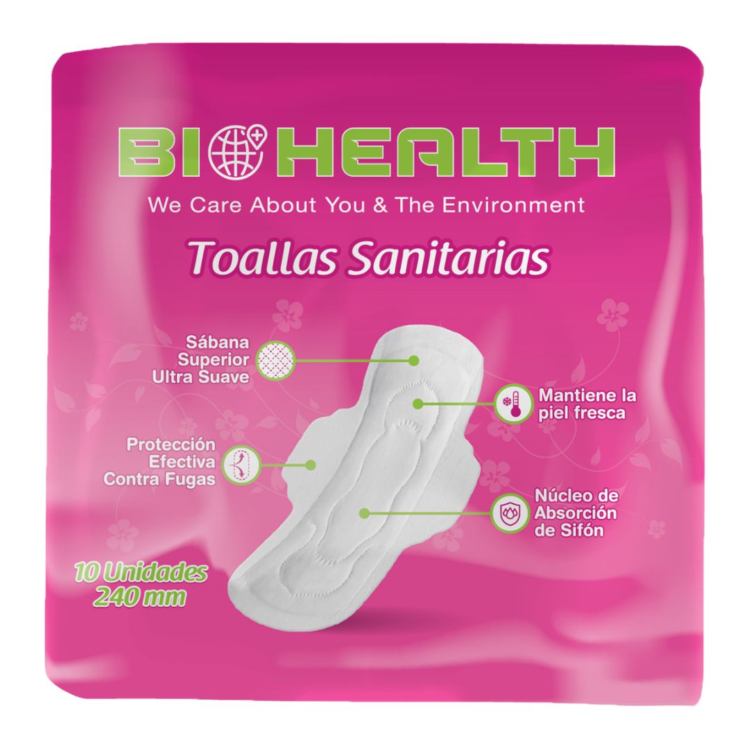 Toallas Sanitarias BioHealth
