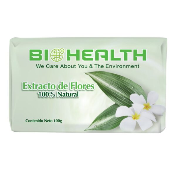 Jabón de Tocador Extracto de Flores Biohealth 100g